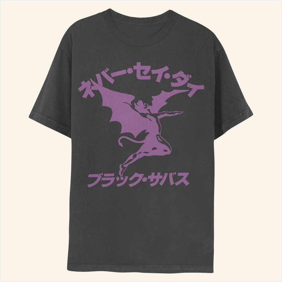 Never Say Die Henry T-Shirt Black Sabbath Merch Birthday Gifts For Husband Gifts For Best Friend