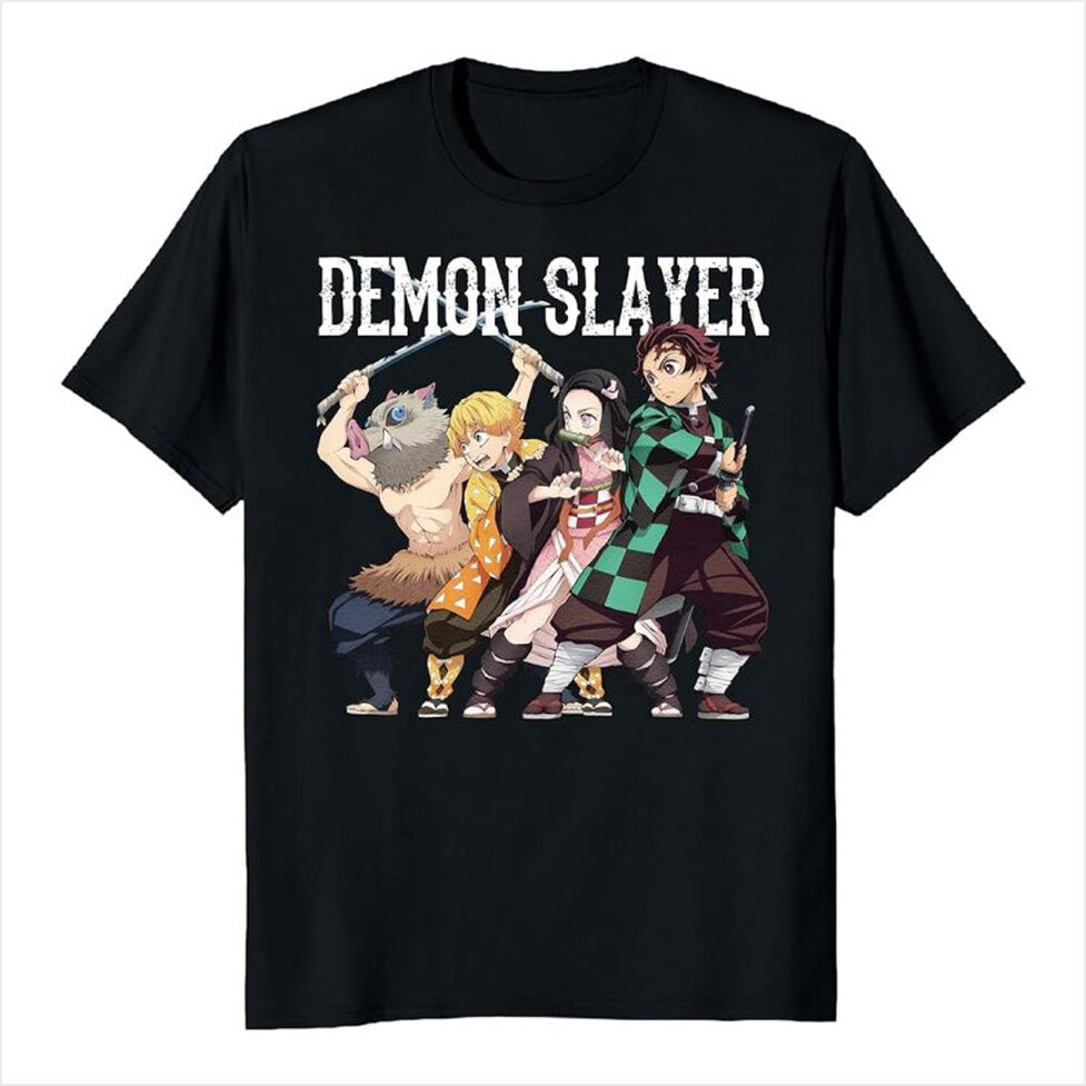 New 2024 Demon Slayer T-shirt Demon Slayer Merch Birthday Gifts For Boyfriend BFF Gifts Ideas