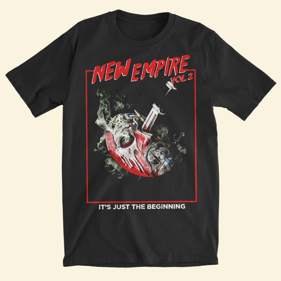 New Empire 2 Mask T-Shirt Hollywood Undead Merch Perfect Father's Day Gifts For Brother