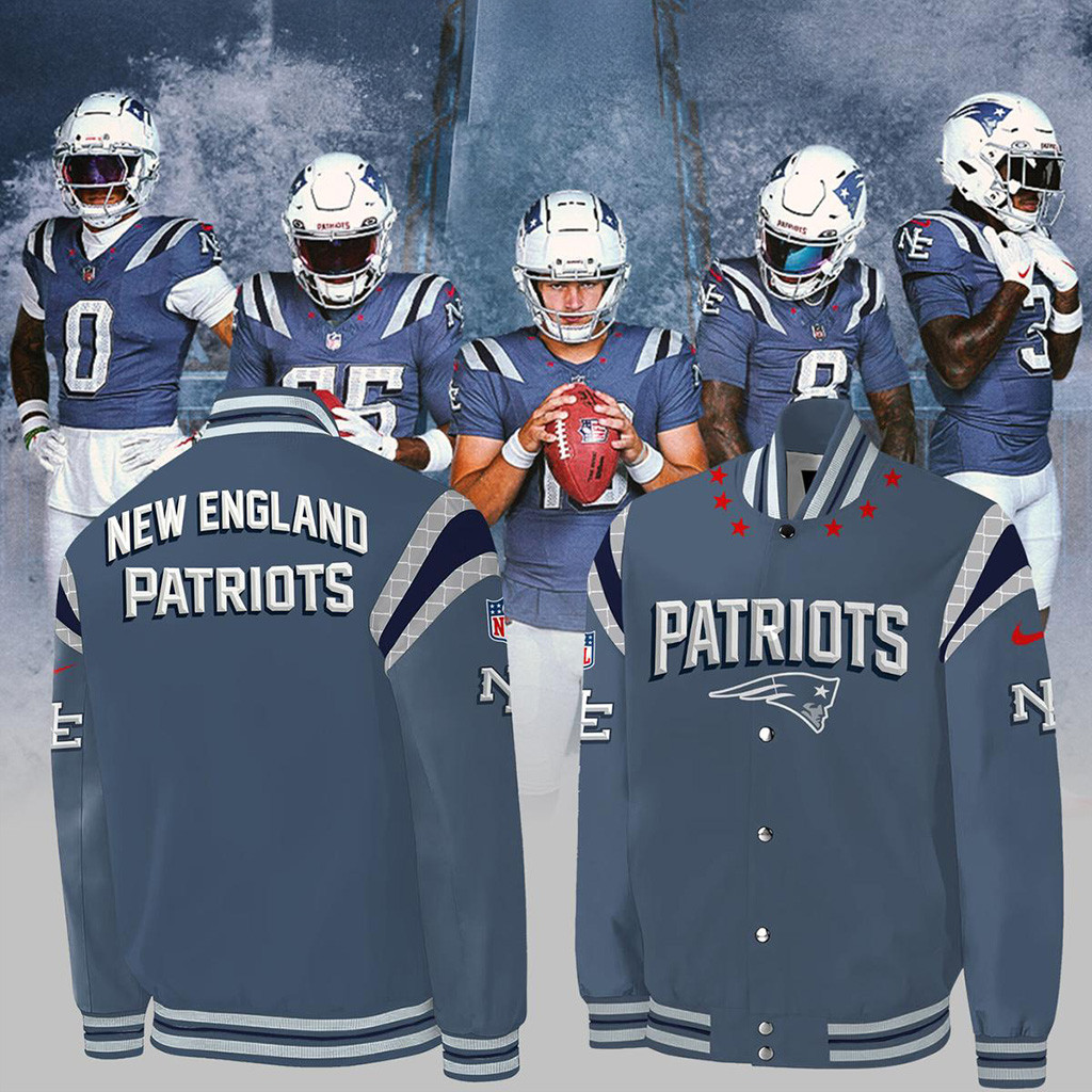 New England Patriots New Rivalries Baseball Jacket New England Patriots Merch Fans Gifts