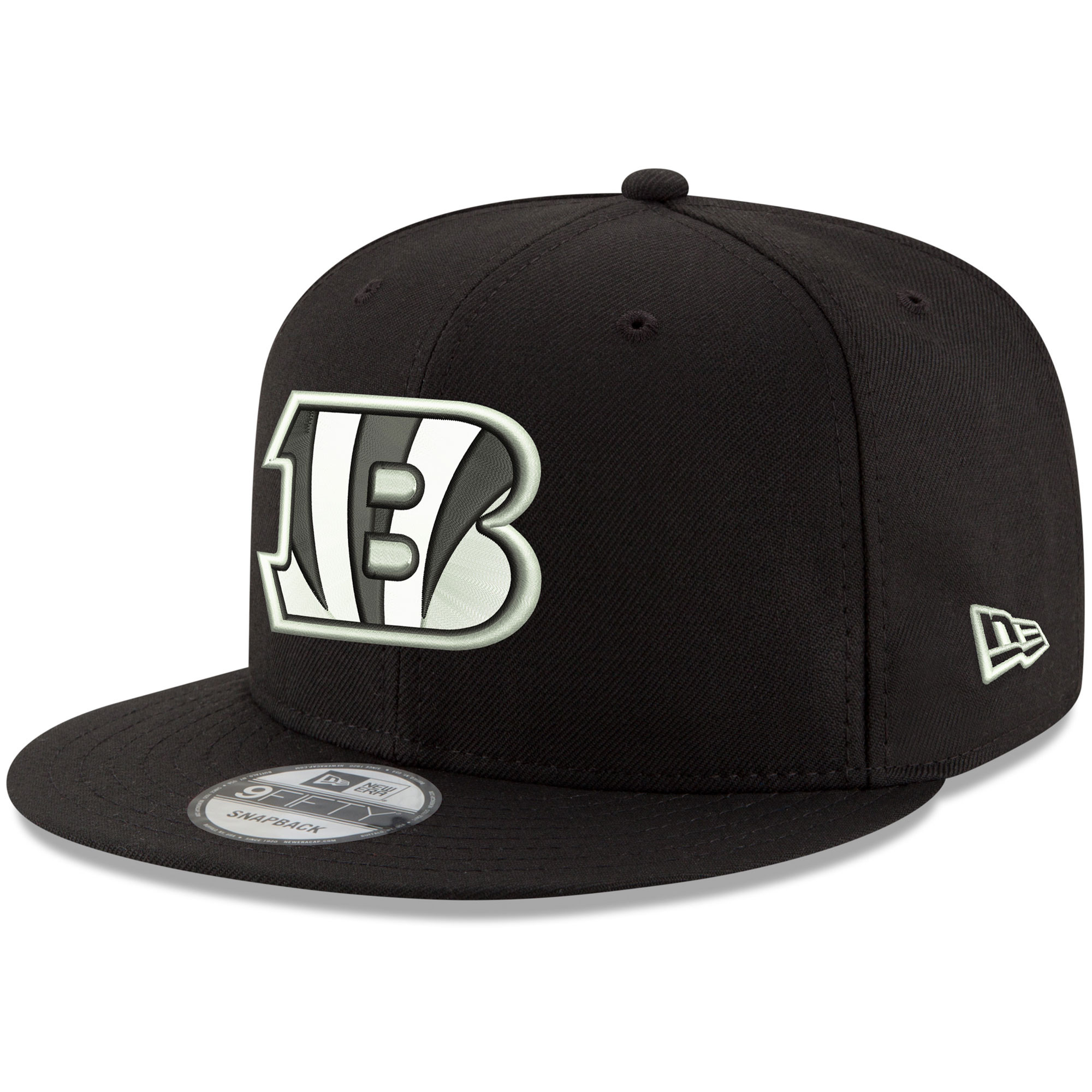 New Era Black Cincinnati Bengals Embroidered Snapback Hat Gifts For Football Fans