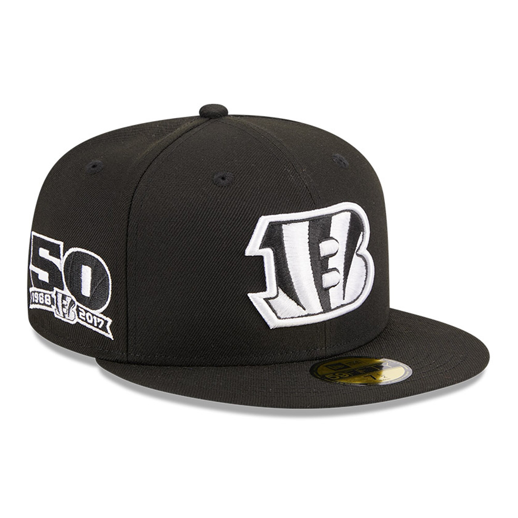 New Era Black Cincinnati Bengals Snapback Hat Embroidered Presents For Football Lovers