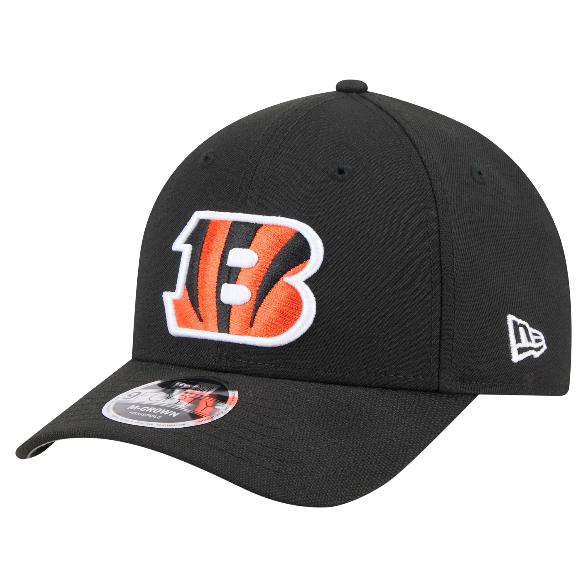 New Era Black Cincinnati Bengals Team Hat Embroidered Football Gifts For Men