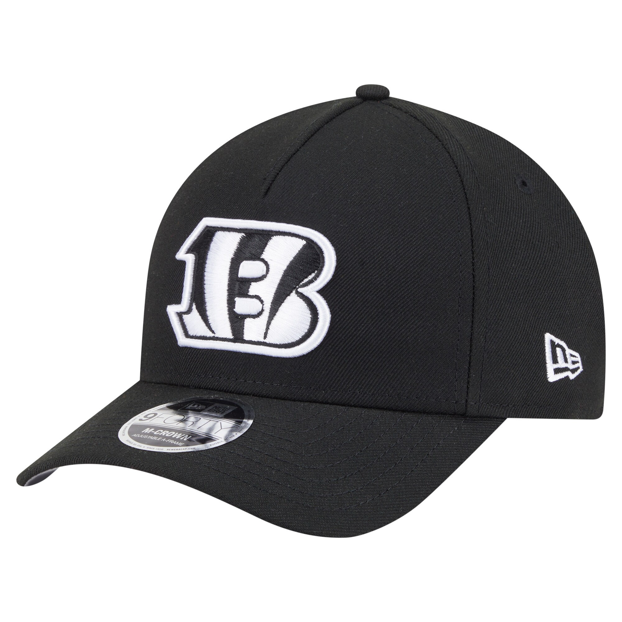 New Era Black Cincinnati Bengals Team Hat Embroidered Football Related Gifts