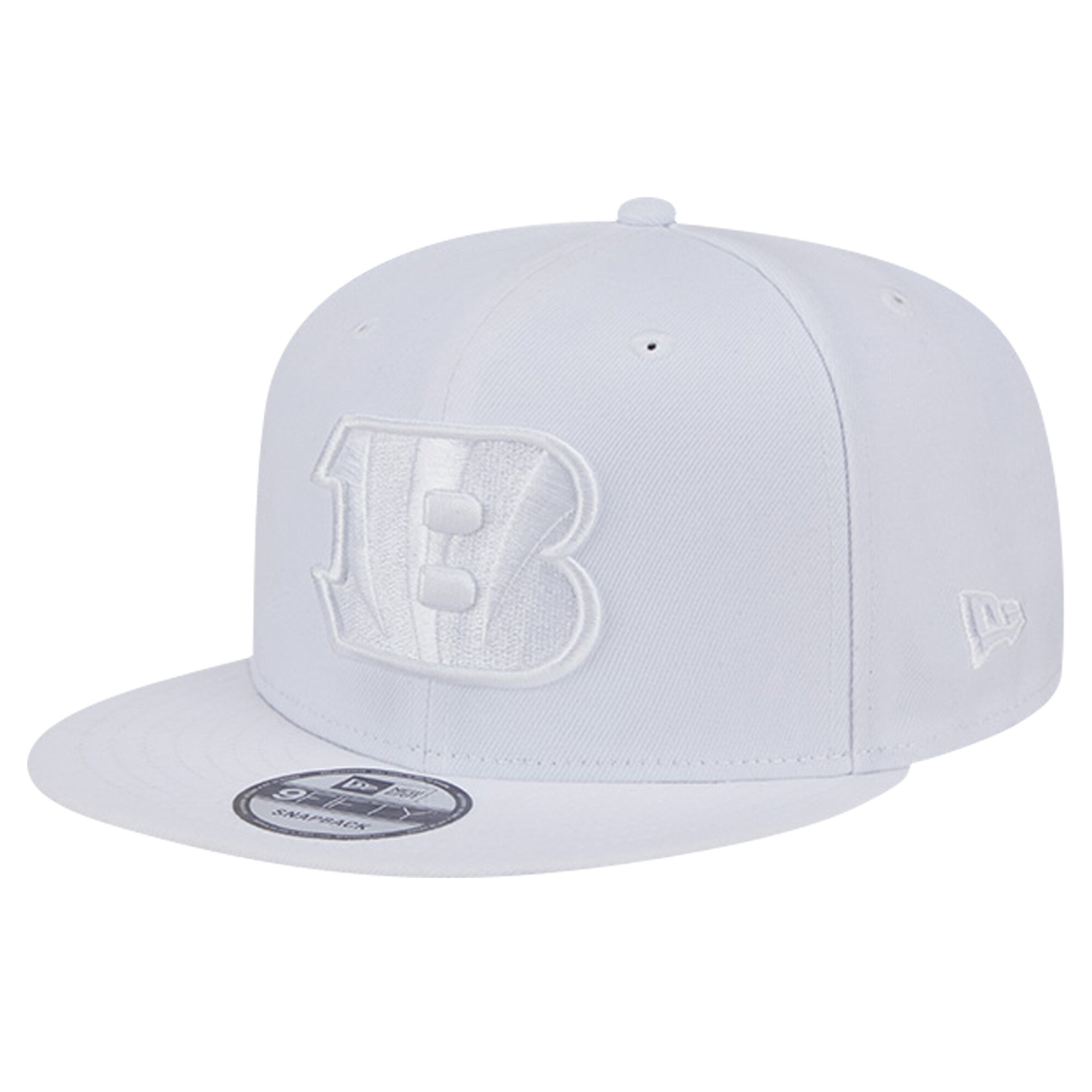 New Era Black Cincinnati Bengals Team Hat White Snapback Embroidered Football Themed Gifts