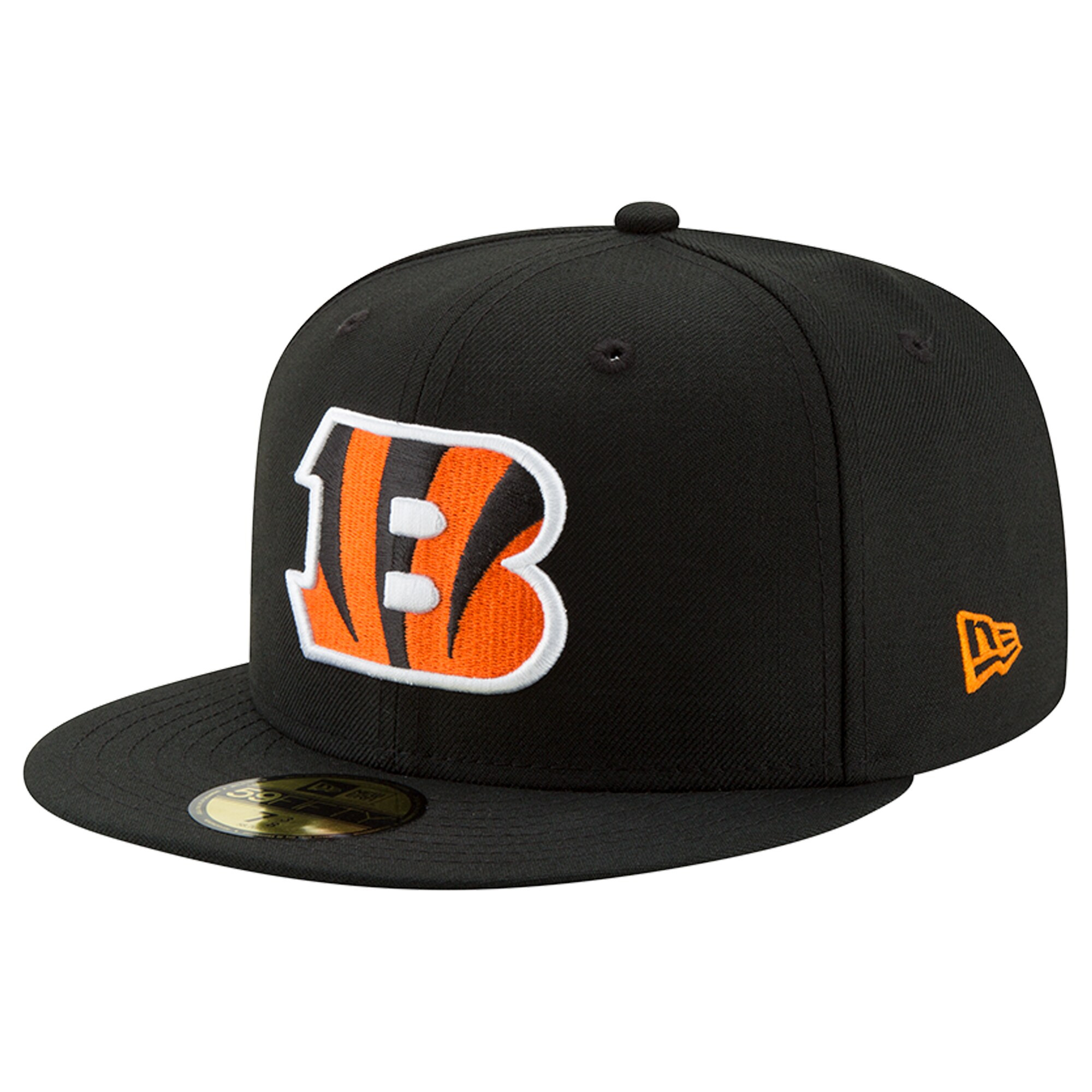 New Era Black Cincinnati Bengals Team Snapback Hat Embroidered Football Gifts For Men