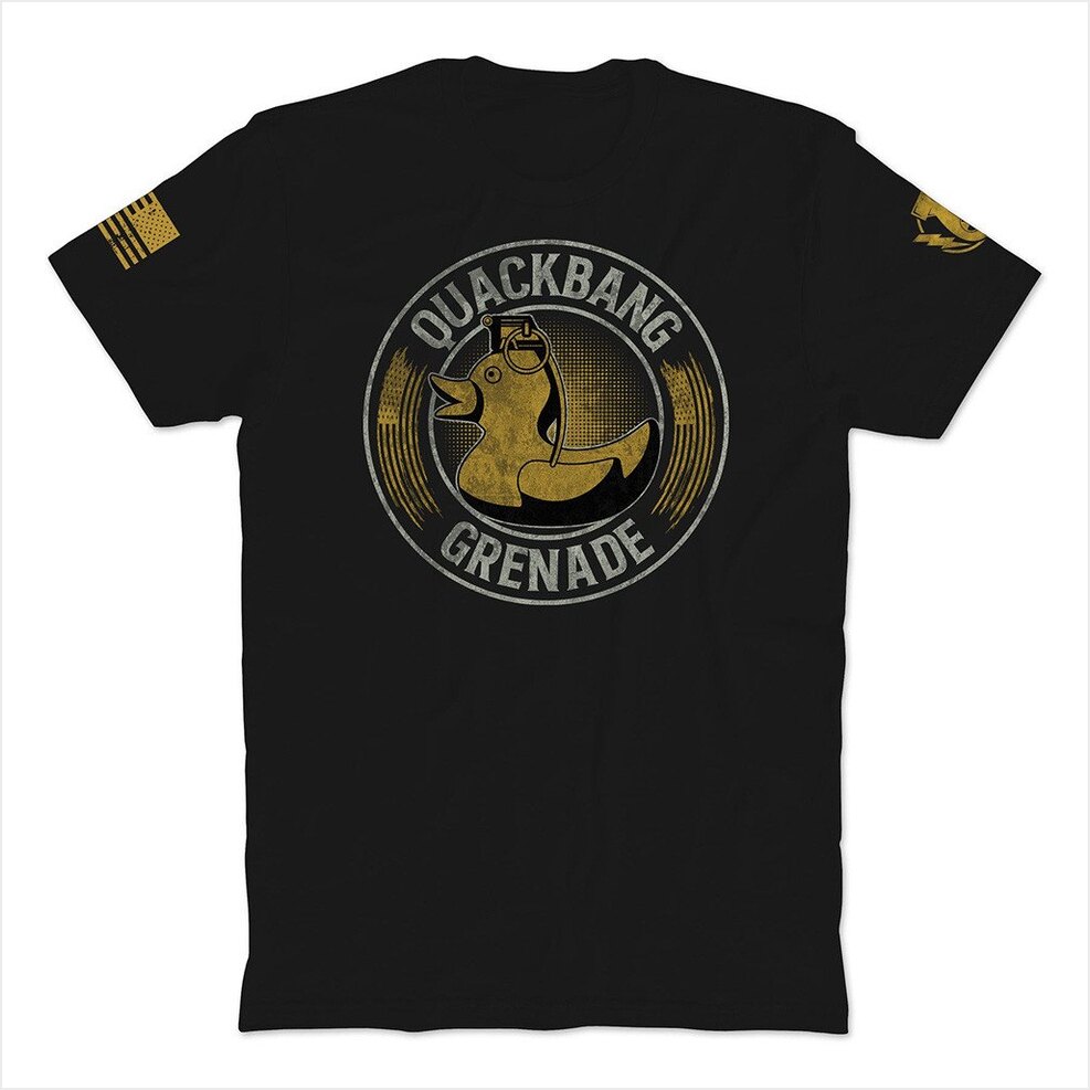 New Quackbang Grenade T-Shirt Fat Electrician Merch Birthday Gifts For Husband BFF Gifts Ideas