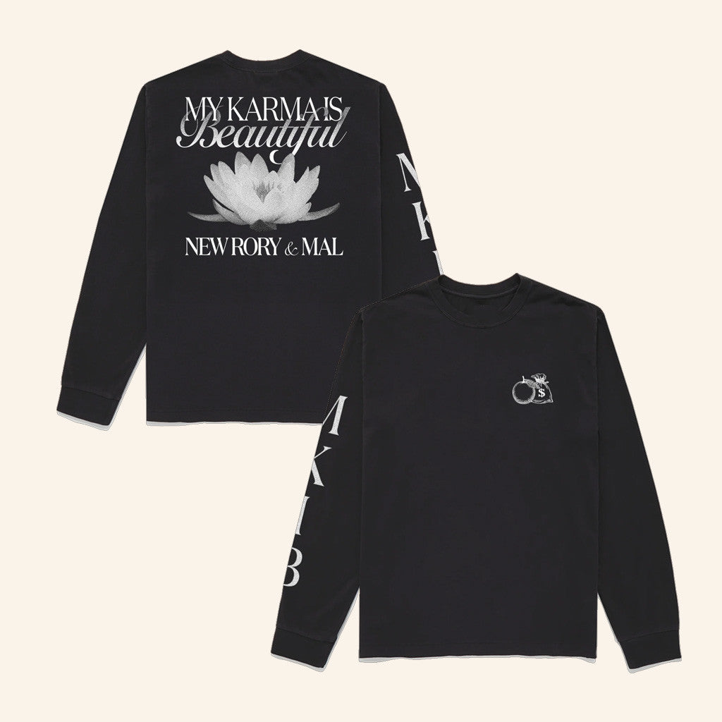 New Rory And Mal Merch My Karma Is Beautiful Long Sleeve Shirt Him Gifts