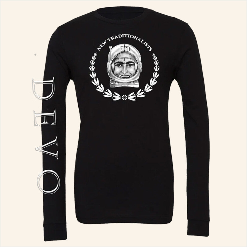 New Traditionalists Black Long Sleeve T-Shirt Devo Merch Gift Ideas For Him BFF Gifts Ideas
