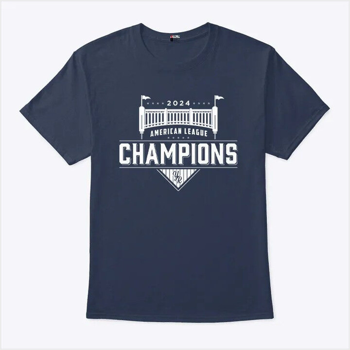 New York American League Champions 2024 Shirt Birthday Gifts For Baseball Fans Gifts For Besties