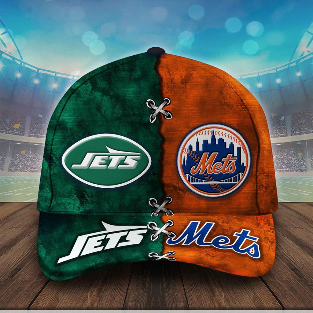 New York Jets And Mets Hat Fan Merch Presents For Boyfriend
