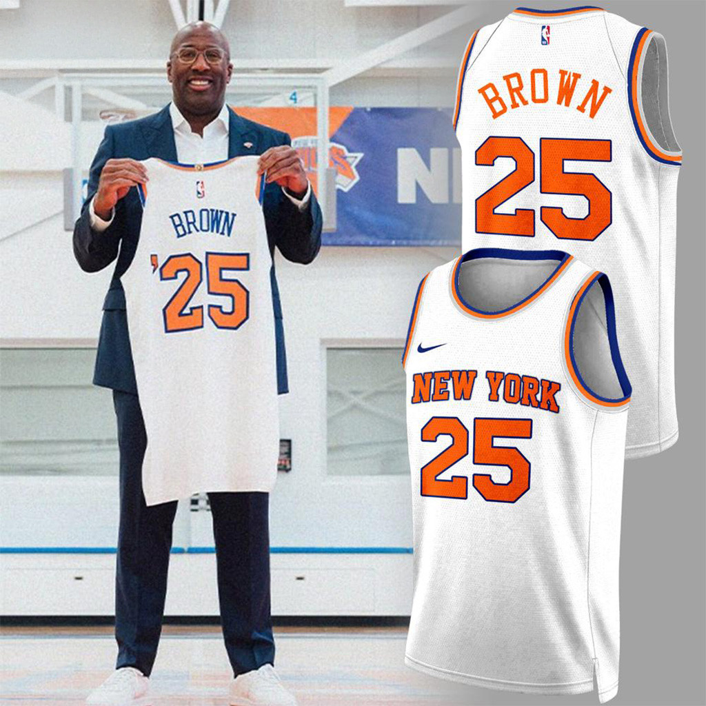 New York Knicks Mike Brown Head Coach Basketball Jersey Knicks Merch Gift For Dad