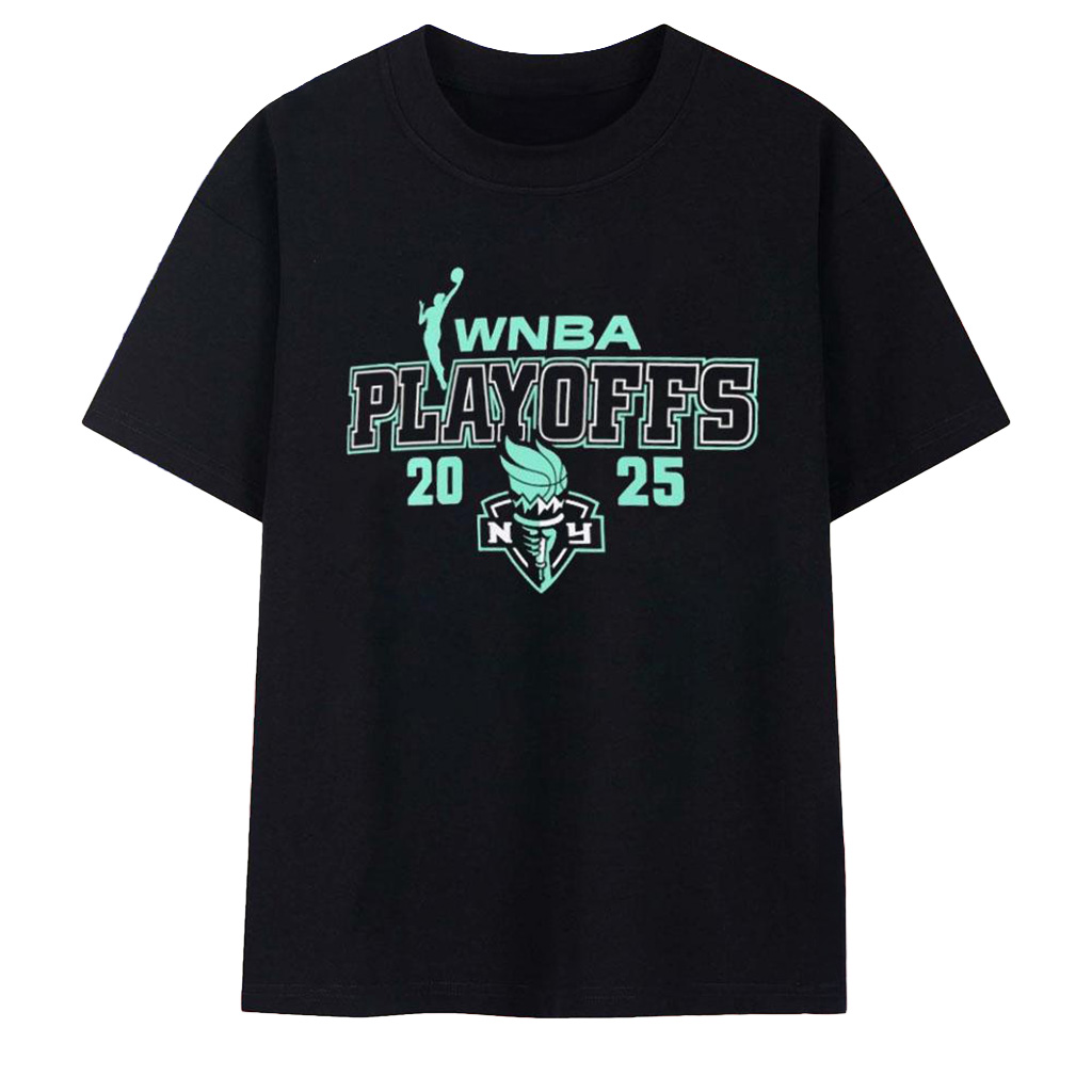 New York Liberty 2025 WNBA Playoffs T-Shirt New York Liberty Merch Basketball Fan Gifts