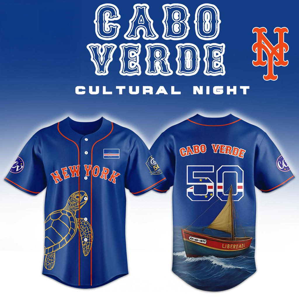 New York Mets Cabo Verde Celebration Jersey Mets Merch Gifts For Baseball Lovers