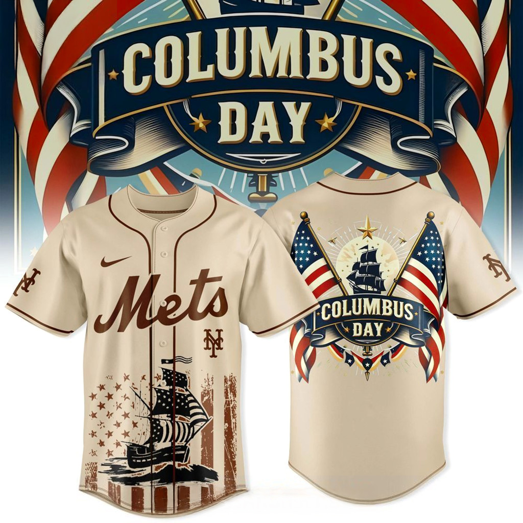 New York Mets Columbus Day 2025 Jersey Mets Merch Gifts For Baseball Lovers