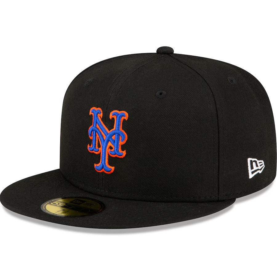 New York Mets New Era Black Authentic Collection Alternate Onfield 59fifty Fitted Embroidered Hat Best Gifts For Baseball Supporters