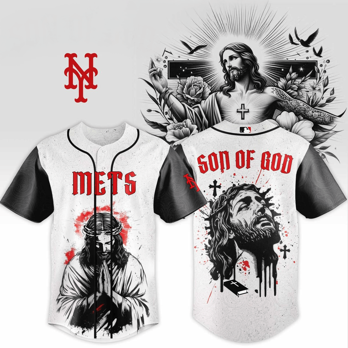 New York Mets Son Of God Blessing Jersey Mets Merch Gifts For Fans