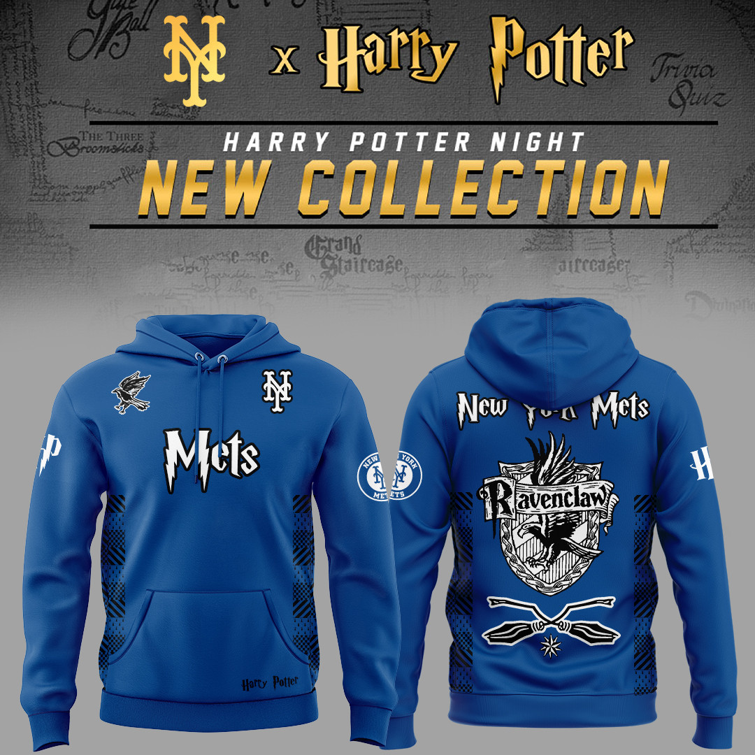 New York Mets X Harry Potter Night Ravenclaw House Hoodie Unique Gifts For Ravenclaw Fans