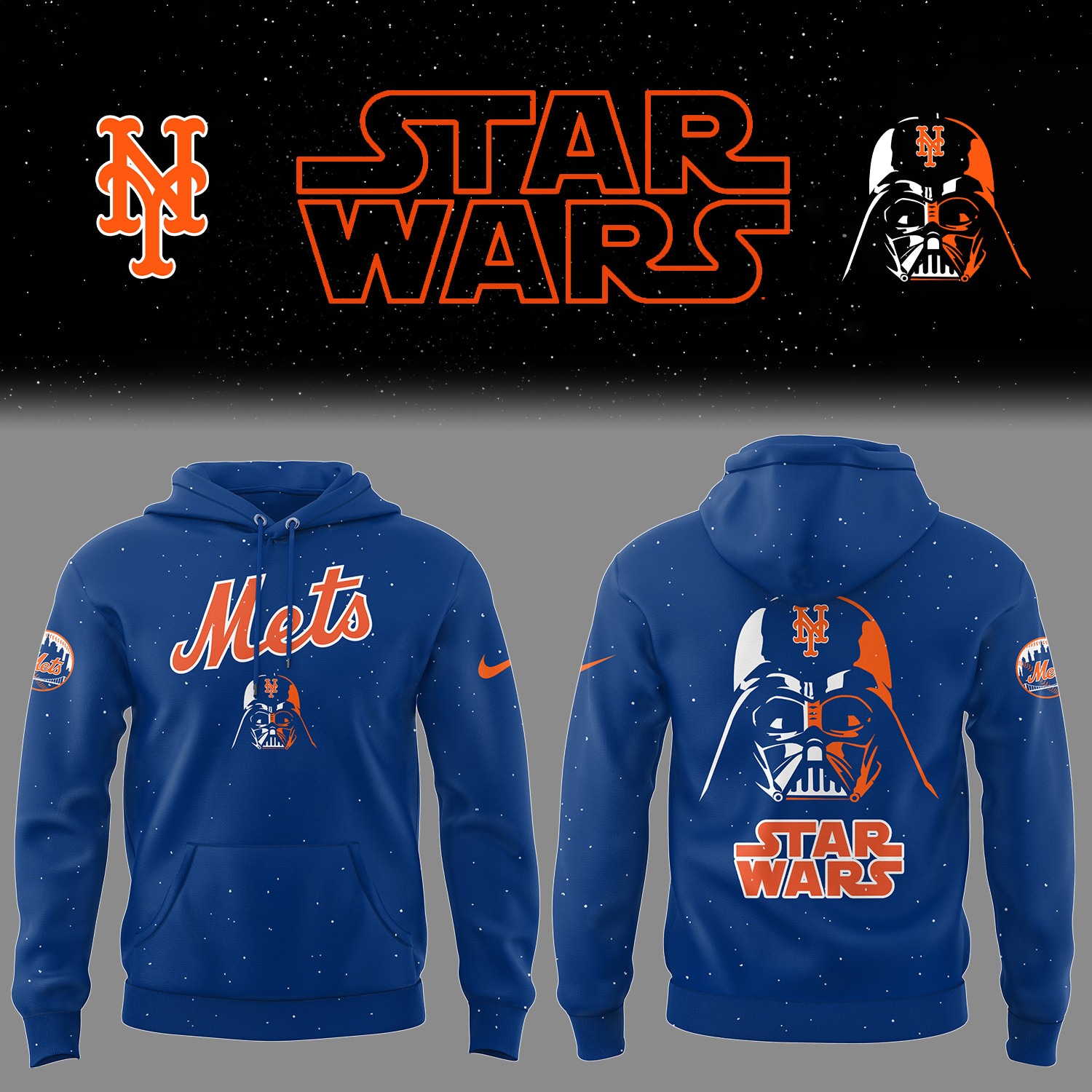 New York Mets X Star Wars 2025 Hoodie Merch Best Gifts For Baseball Anthusiasts