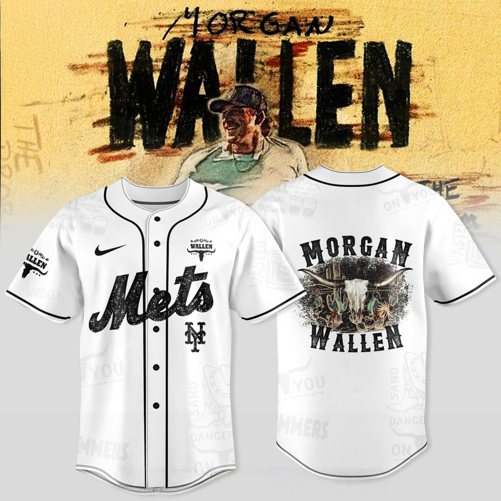 New York Mets X Wallen Morgan Tour Merch 2025 Jersey Mets Merch Gifts For Son