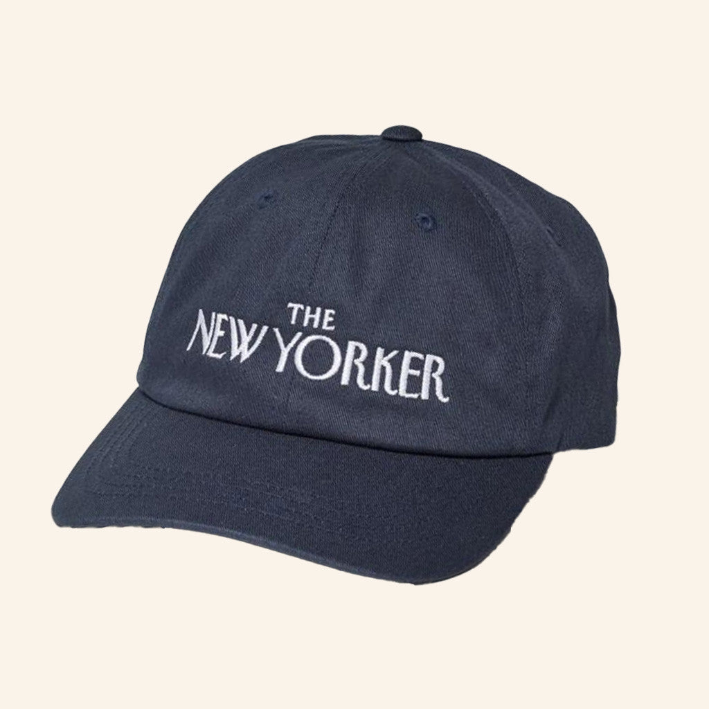 New Yorker Merch The Sporting Scene Ball In Navy Embroidered Hat Dad Gifts