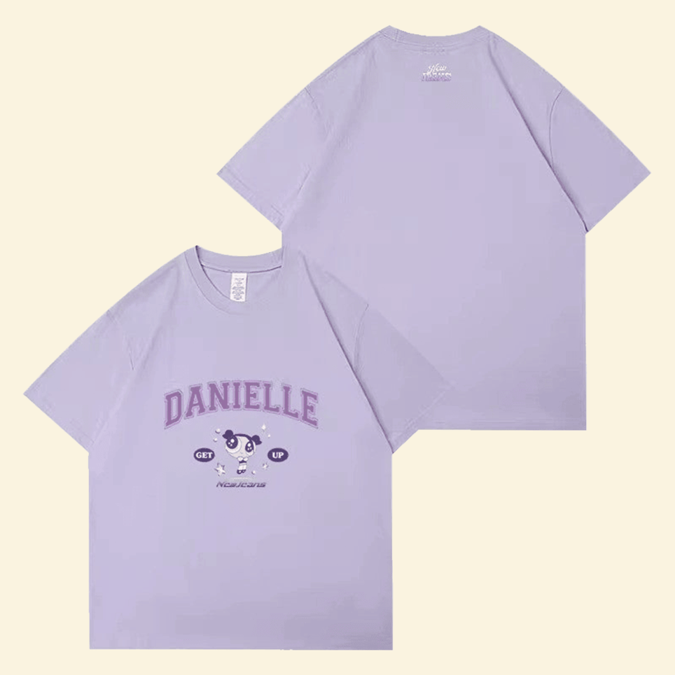 NewJeans GET UP X The Powerpuff Girls Member T-shirt NewJeans Merch Birthday Gifts For Fans