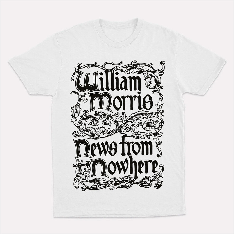 News From Nowhere White T-Shirt Sportsbanger Merch Gift Ideas For Husband Gifts For Friends
