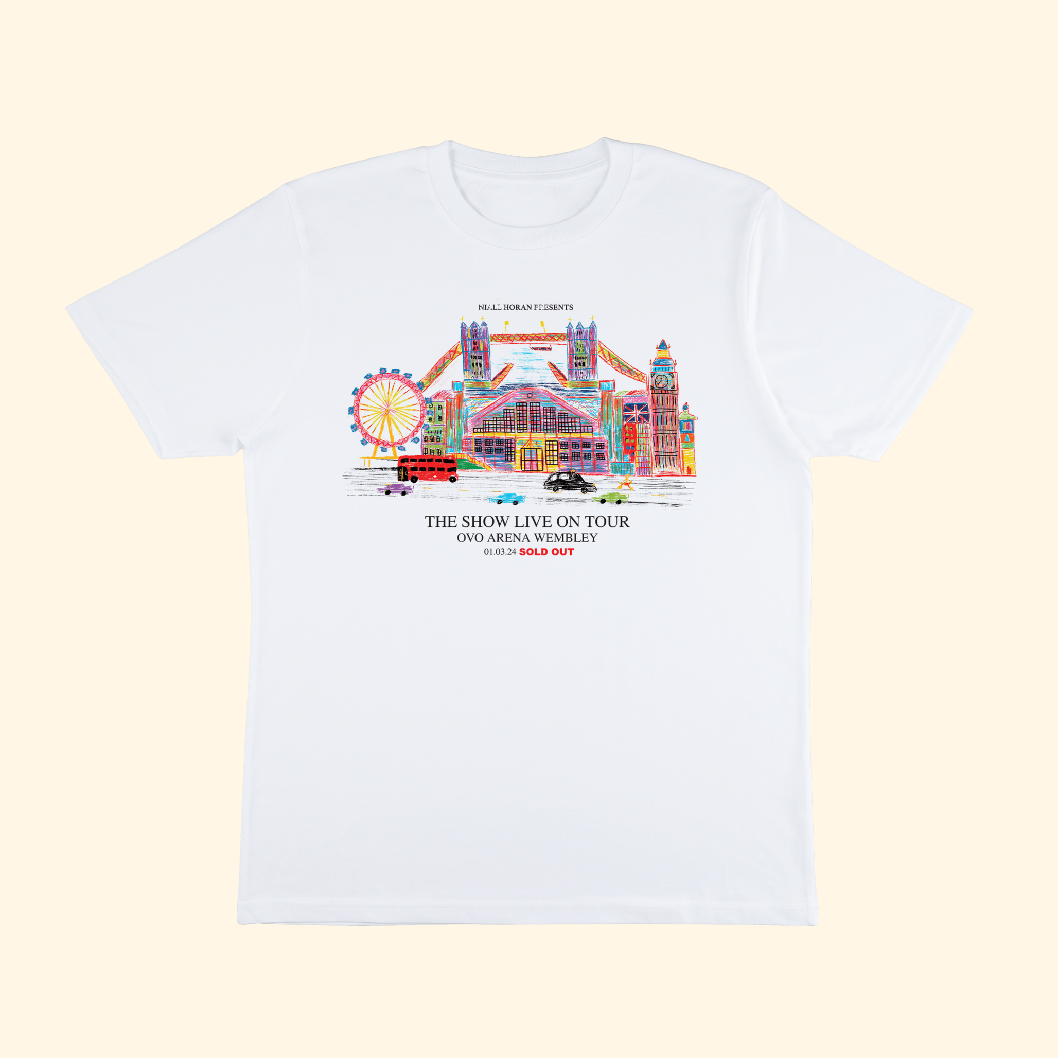 Niall Horan London Illustration T-Shirt Niall Horan Merch Father's Day Presents For Son