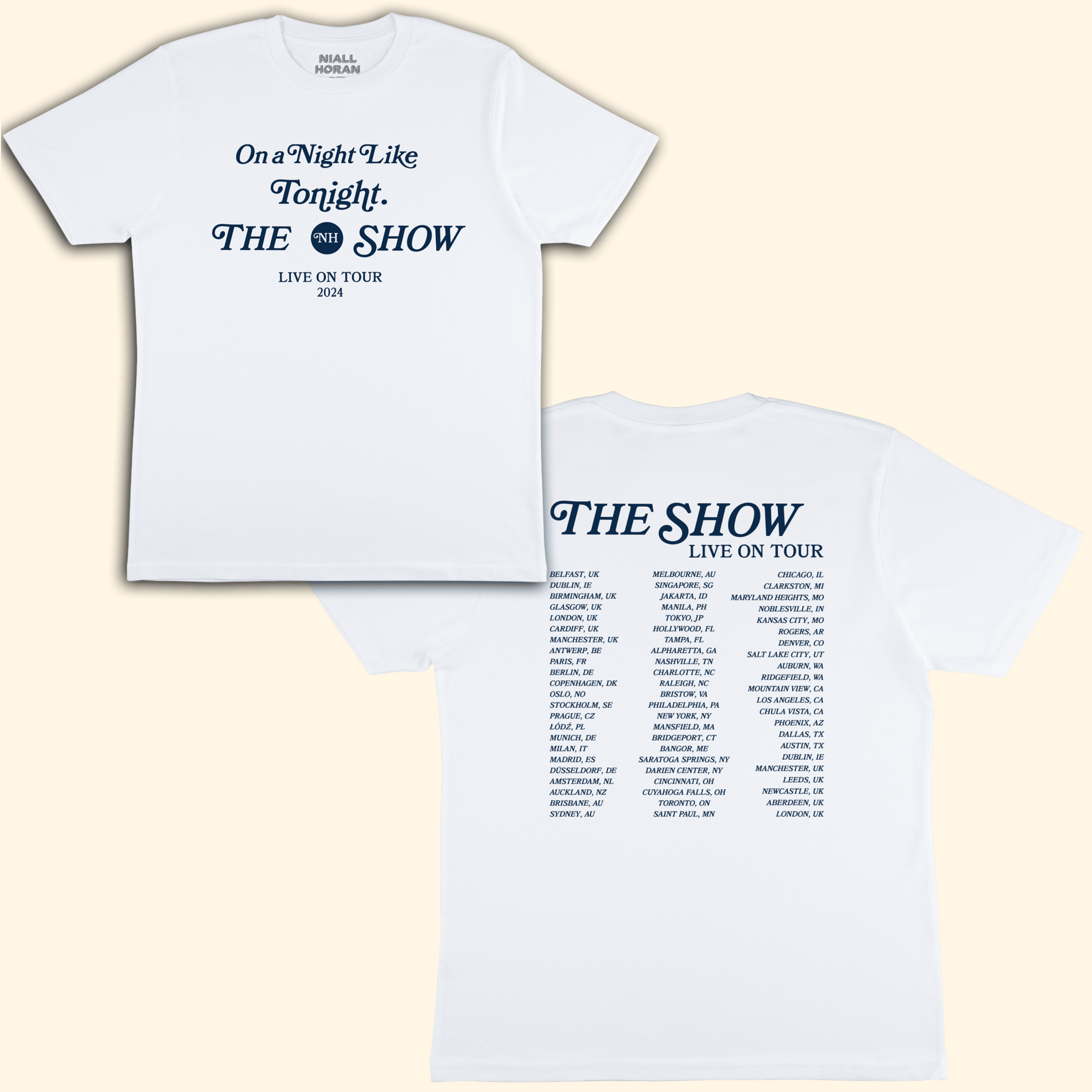 Niall Horan The Show Live On Tour T-Shirt Niall Horan Merch Special Mothers Day Presents