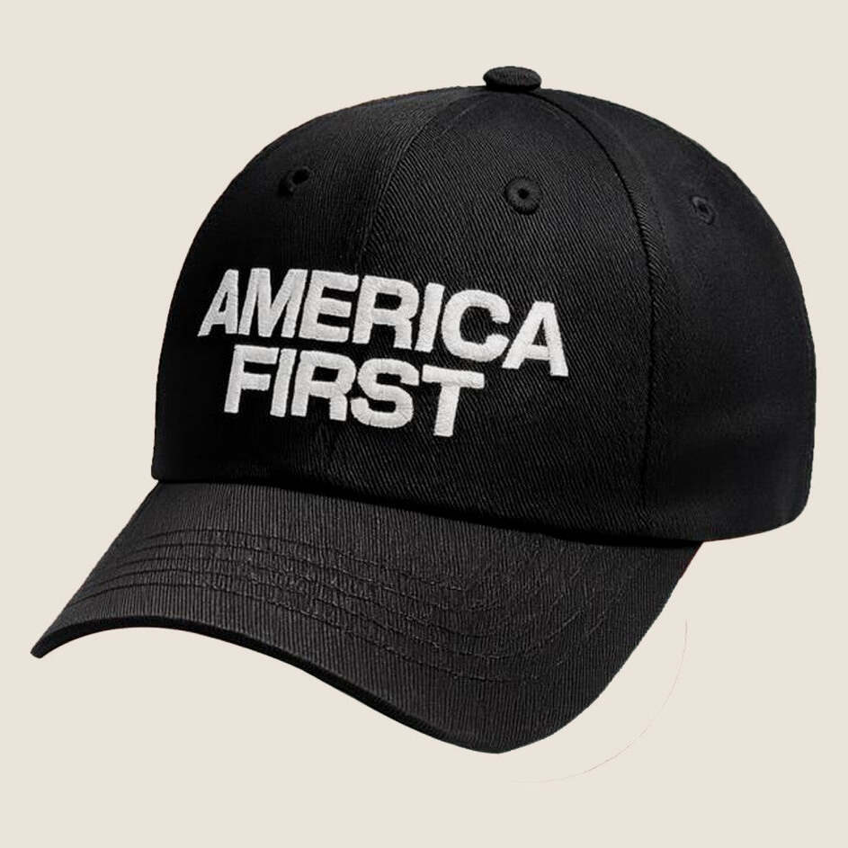Nick Fuentes Merch Embroidered America First Cap Gifts For Father Gifts For Best Friend