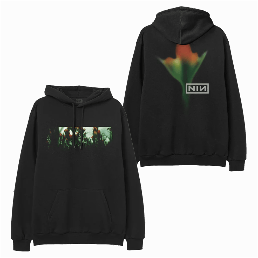 Nine Inch Nails Merch Fragile Flower Hoodie Father's Day Present Ideas Gifts For Friends