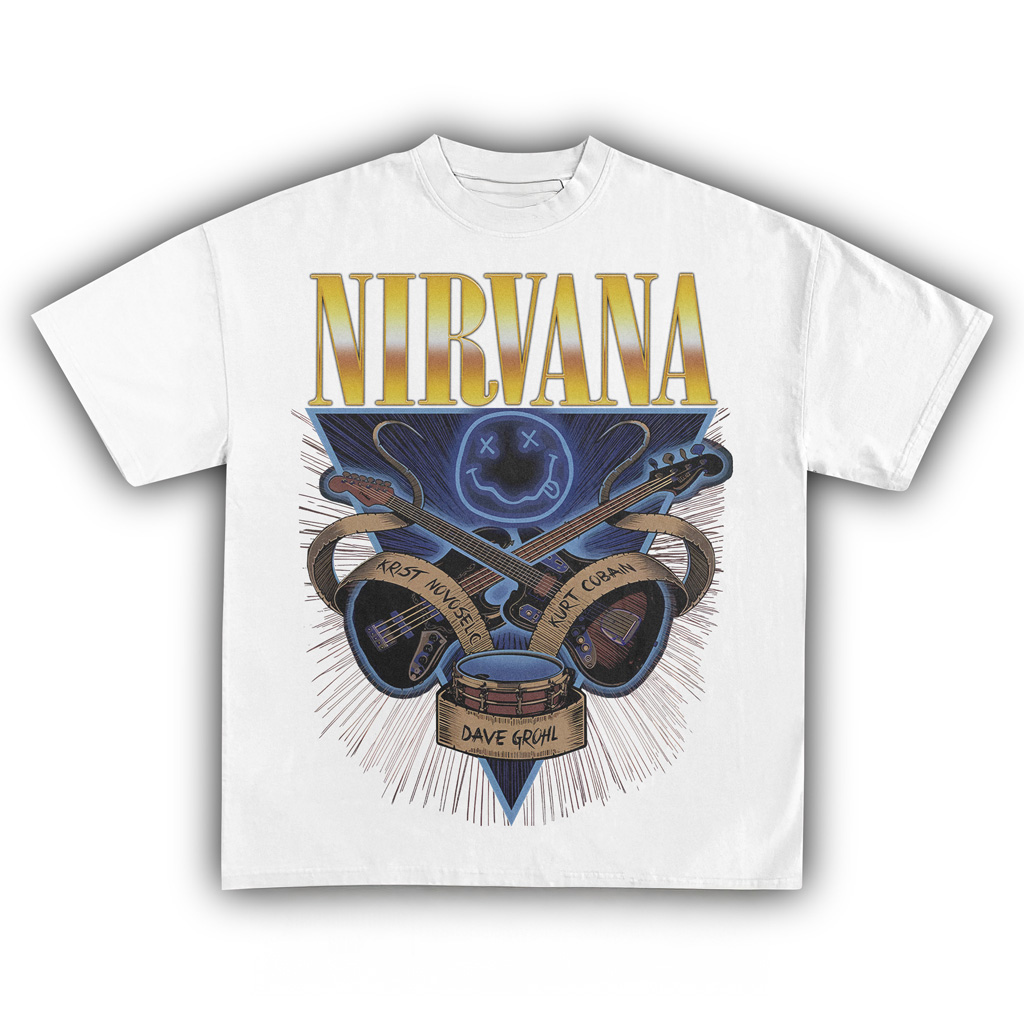 Nirvana Lithium T-Shirt White Nirvana Merch Presents For Music Lovers