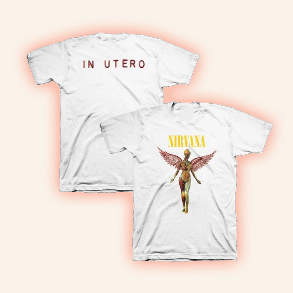 Nirvana Merch In Utero T-Shirt Gifts For Girlfriend