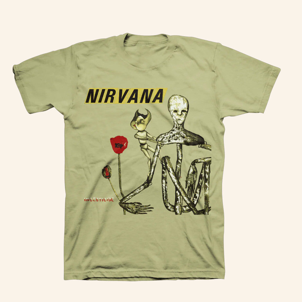 Nirvana Merch Incesticide T-shirt Gift Ideas For Dad