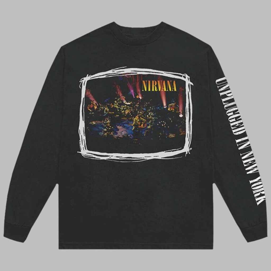 Nirvana Unplugged in New York 30th Anniversary Long Sleeve Shirt Gifts For Music Fans