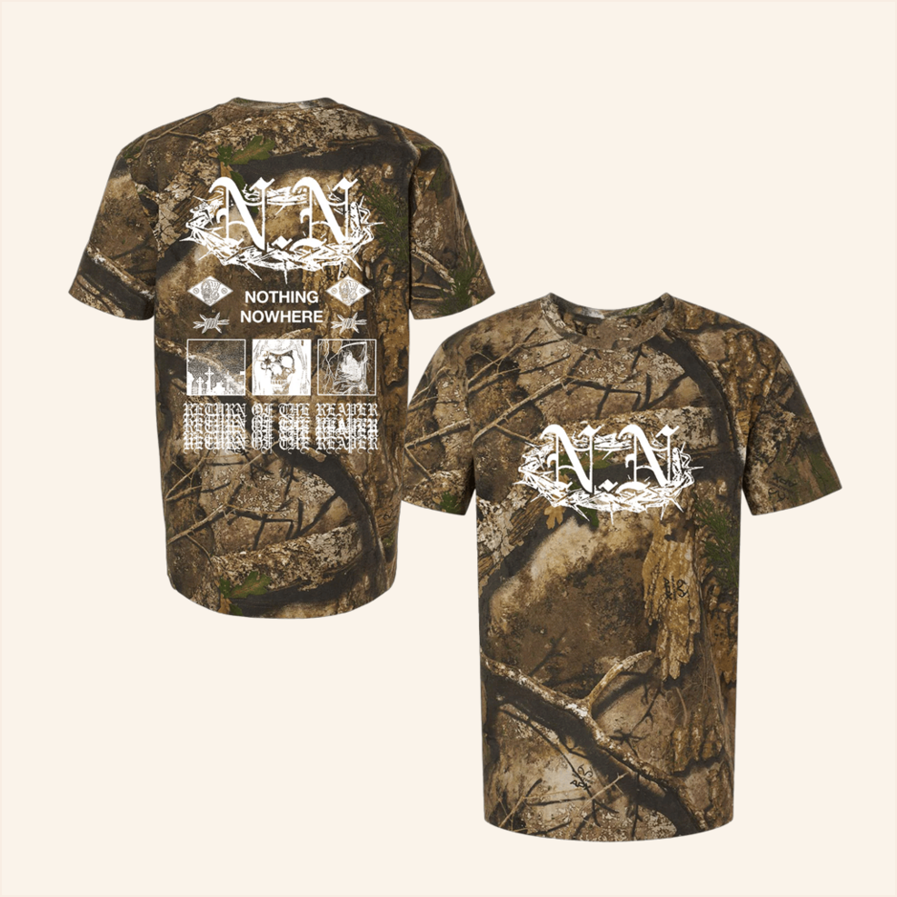 Nn Camo T-Shirt Nothing Nowhere Merch Best Birthday Gifts For Dad Gifts For Besties