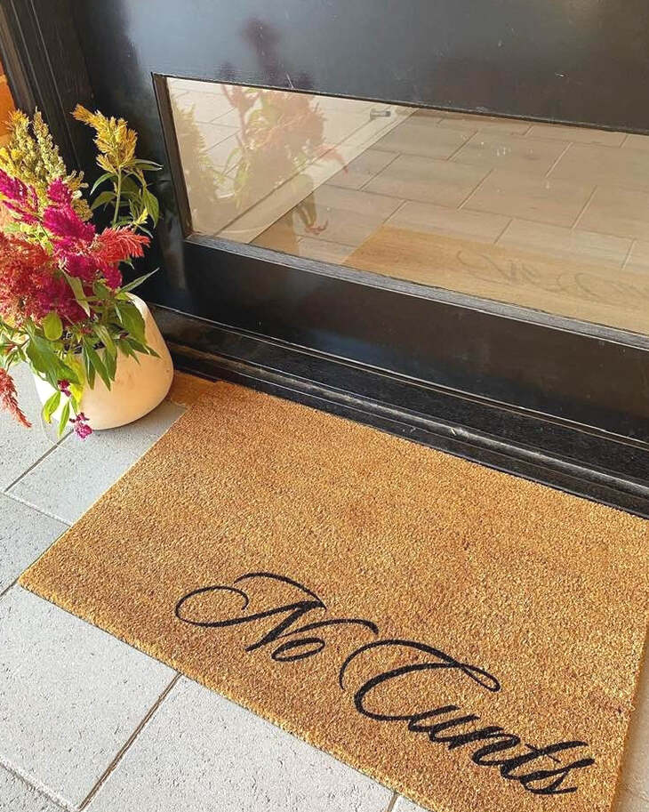 No Cunt Doormat Funny Sayings Door Mat Front Door Unique Gifts For Friends Gifts For Brother