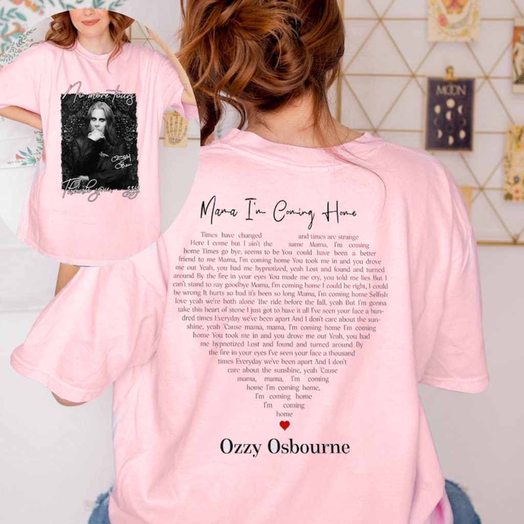 No More Tour Mama I'm Coming Home Ozzy Osbourne Dead Shirt Gifts For Fans