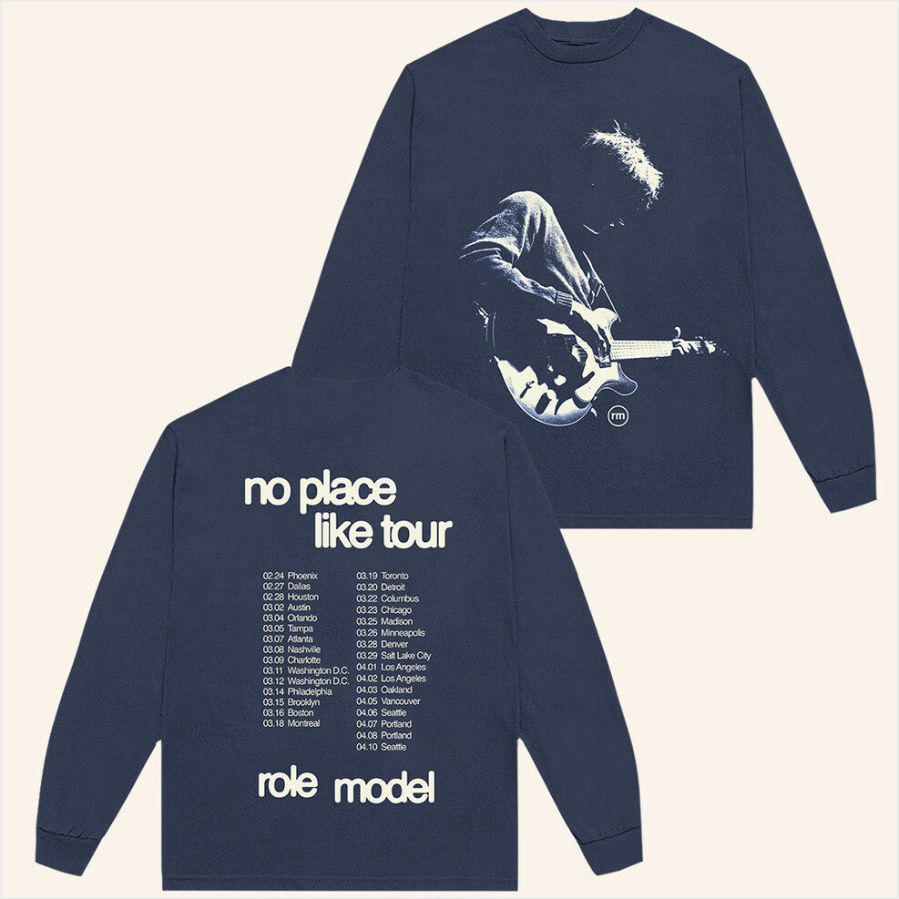 No Place Like Tour Photo Long Sleeve T-Shirt Role Model Merch Birthday Gifts For Fans