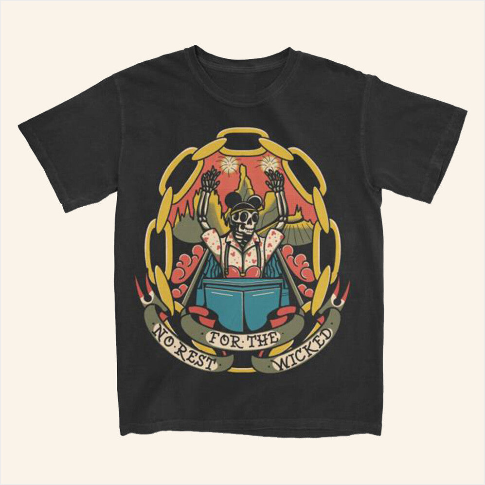 No Rest For The Wicked T-Shirt Lostbrostradingco Merch Birthday Gifts For Dad Best Friend Gifts