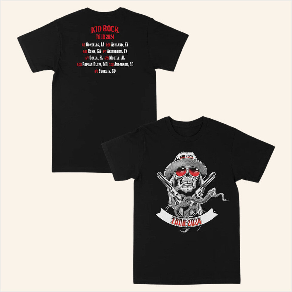 No Snowflakes 2024 Tour T-Shirt Kid Rock Merch Gift Ideas For Music Lovers BFF Gifts Ideas