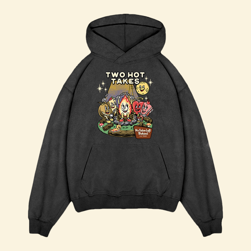 No Takes Left Behind Hoodie Two Hot Takes Merch Father's Day Presents For Husband