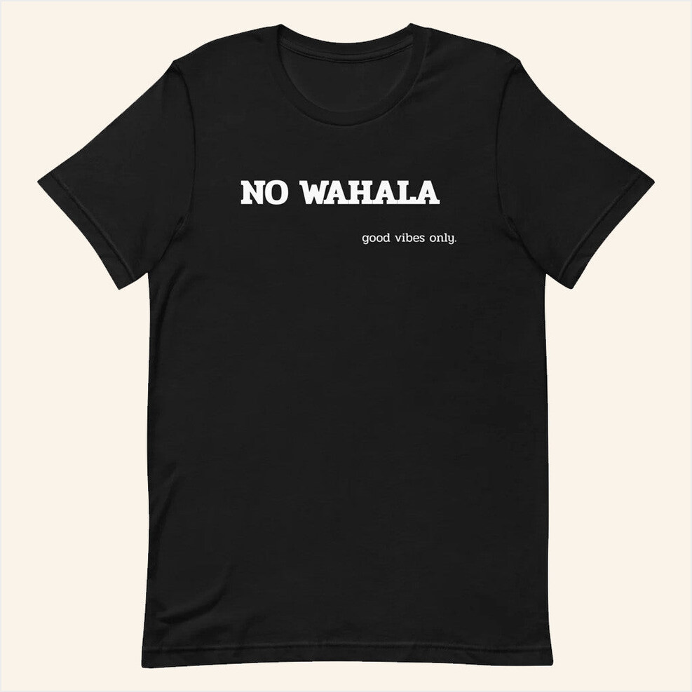 No Wahala No Trouble Short-Sleeve T-Shirt Afrovibes Merch Birthday Gifts For Husband BFF Gifts