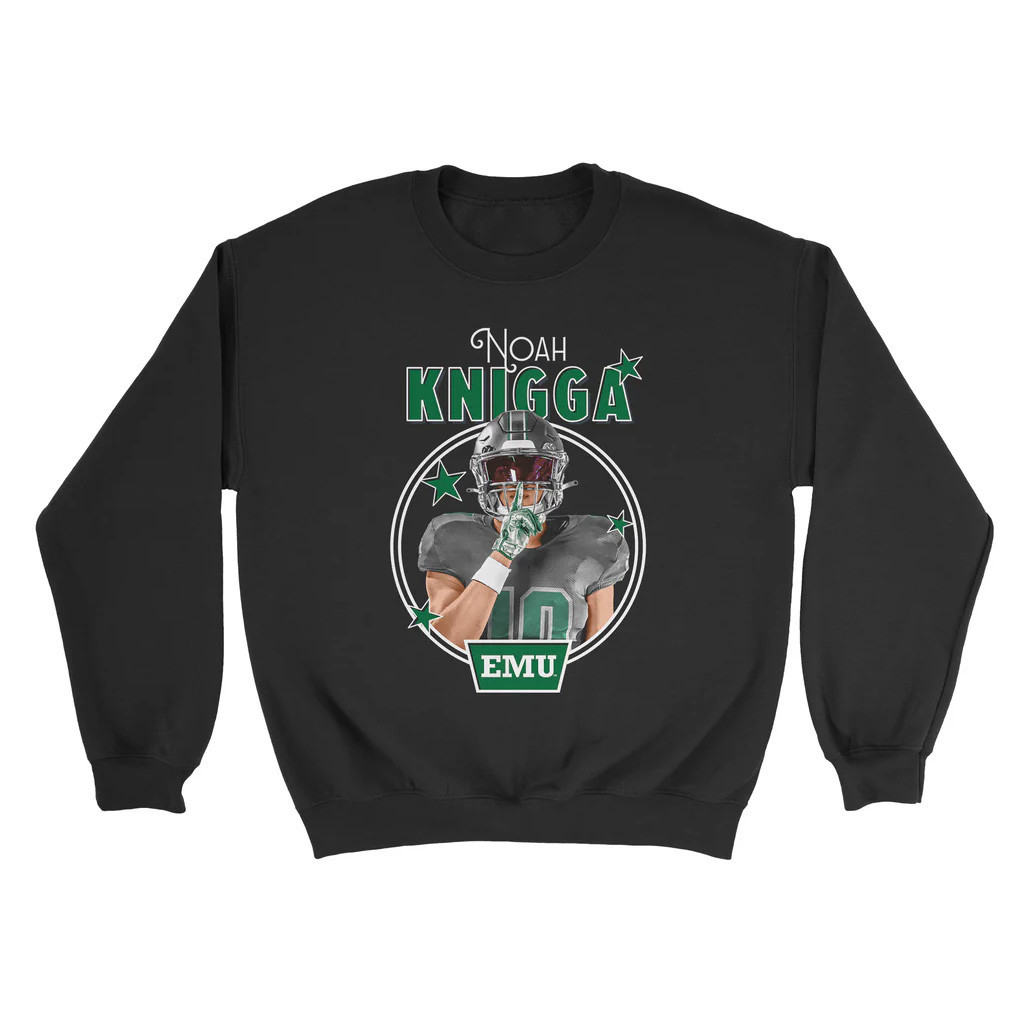 Noah Knigga Merch Black Sweatshirt Gifts For Football Fan