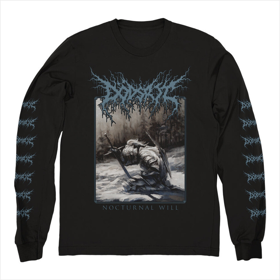 Nocturnal Will Blue Long Sleeve Shirt DÃ¶dsrit Merch DÃ¶dsrit Shirt Father's Day Gifts For Metal Music Lovers