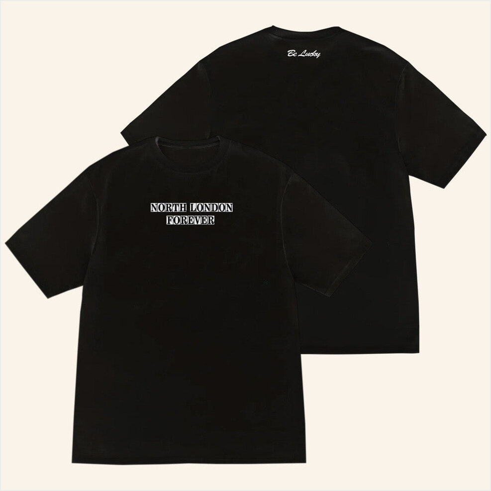 North London Forever Black T-Shirt Louis Dunford Merch Birthday Gift Ideas For Boyfriend