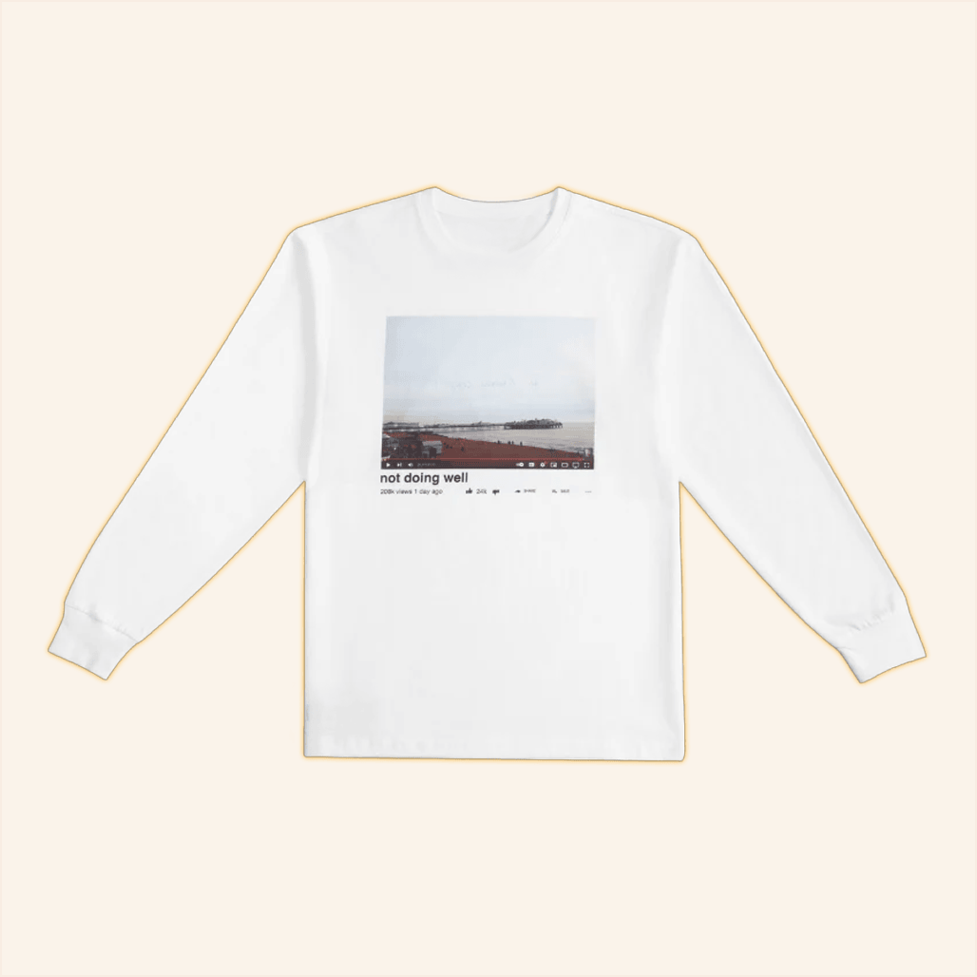 Not Doing Well Long Sleeve T-Shirt Tommyinnit Merch BFF Birthday Gifts Ideas Christmas Presents