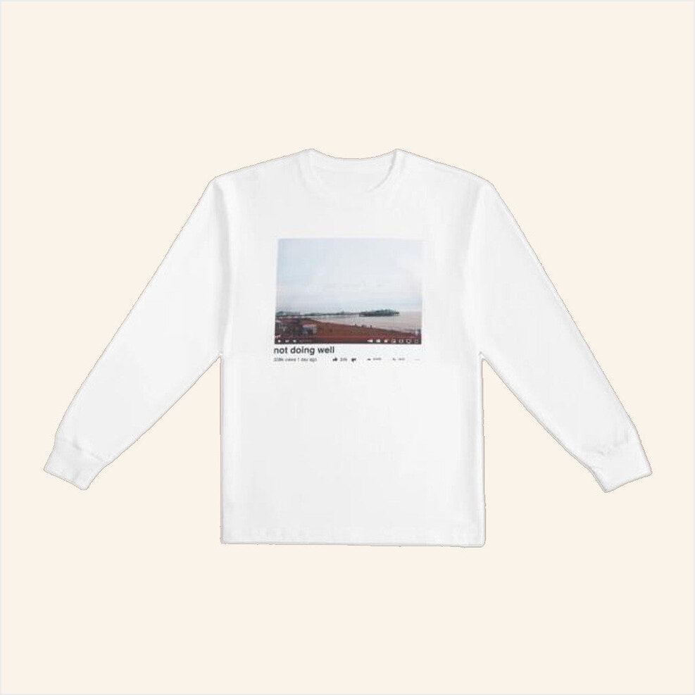 Not Doing Well Long Sleeve T-Shirt Tommyinnit Merch Friends Birthday Gifts For BFF