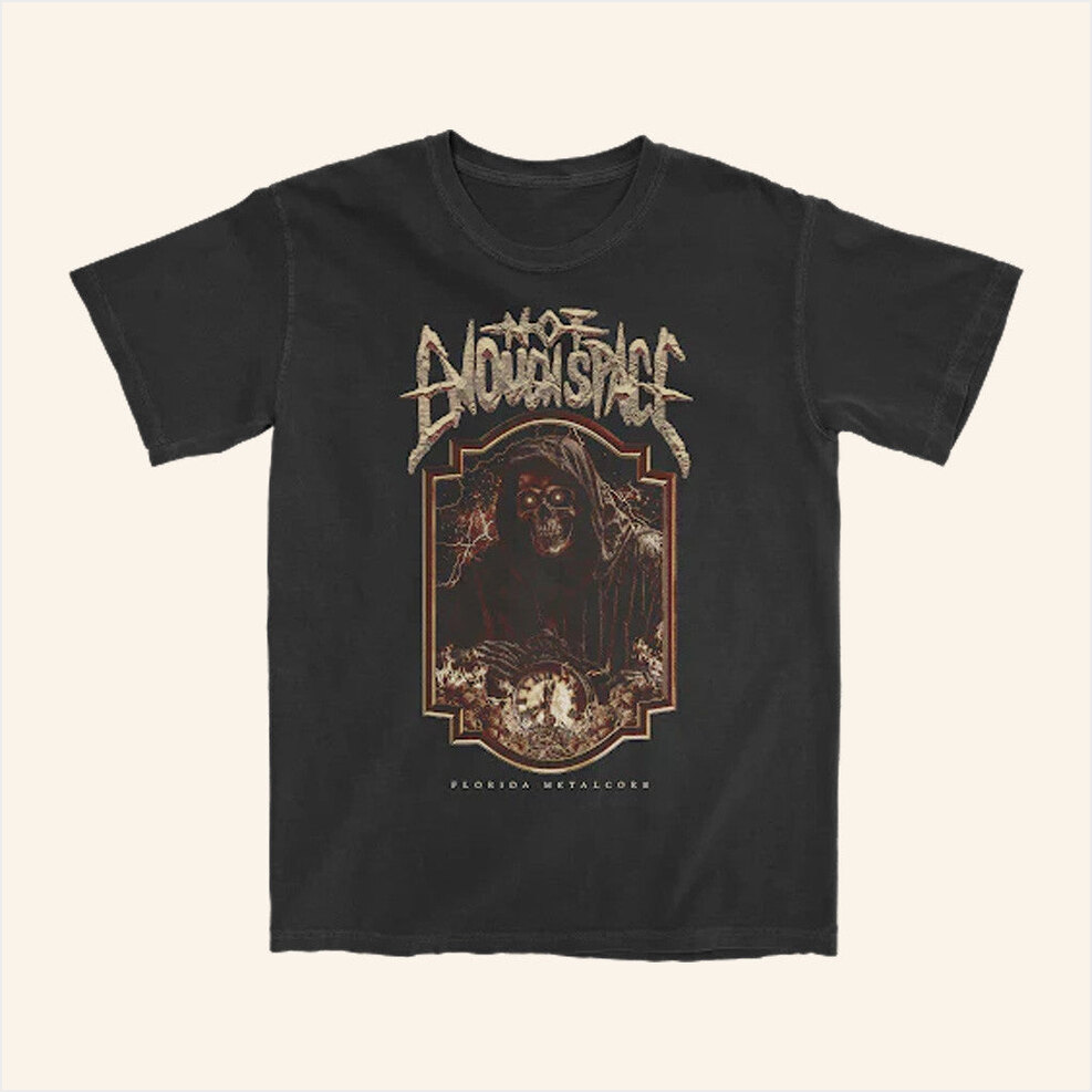 Not Enough Space Death Metal Black T-Shirt Thriller Records Merch Husband Birthday Gifts