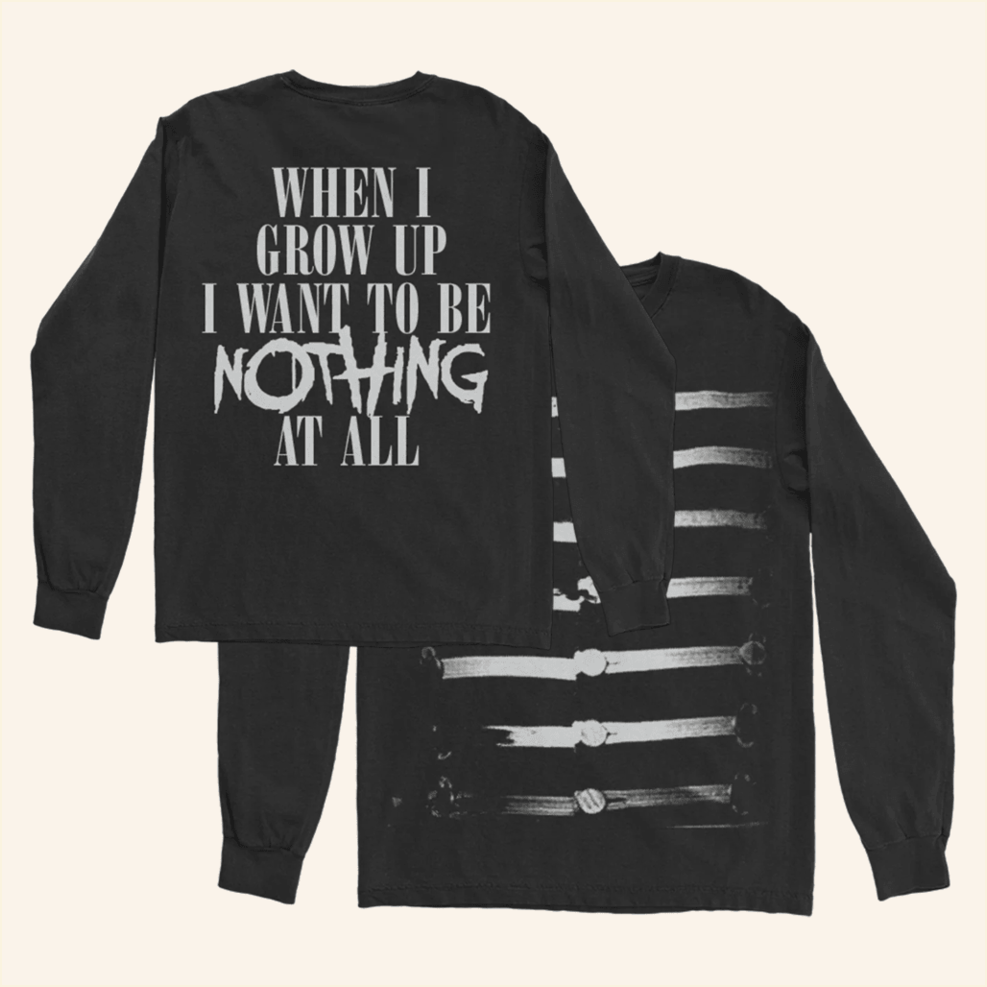 Nothing Long Sleeve Shirt My Chemical Romance Merch Dad Birthday Gifts For Friends